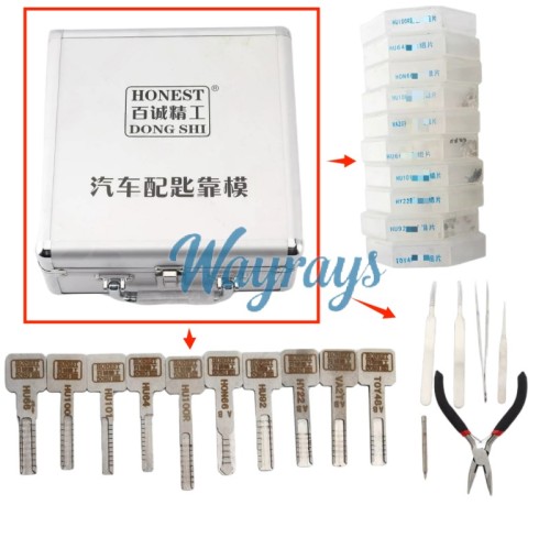 Honest brand Matching keys model set ( Hon66、HU100R、HU100、HU101、HU64、HU66、HU92、HY22、TOY48 VA2T )