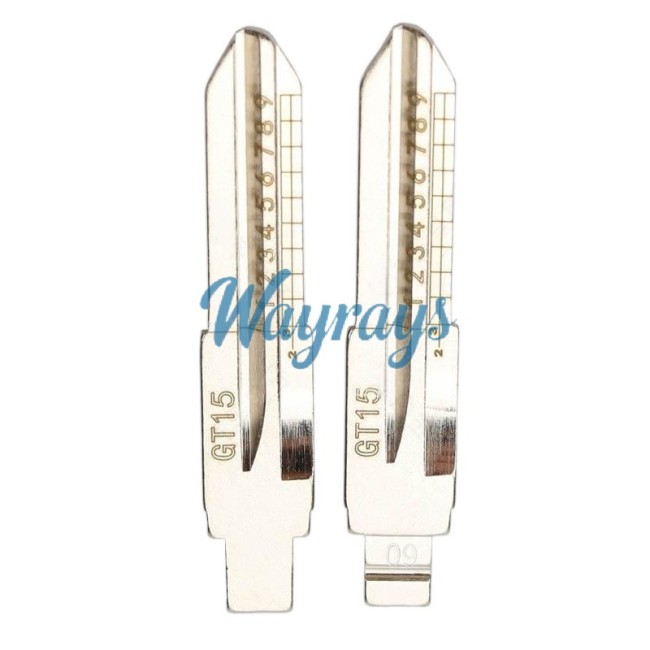 For GT15 Fiat key blade with scale