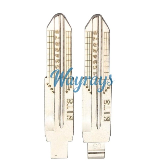 For MIT8 Mitsubishi Key blade with scale