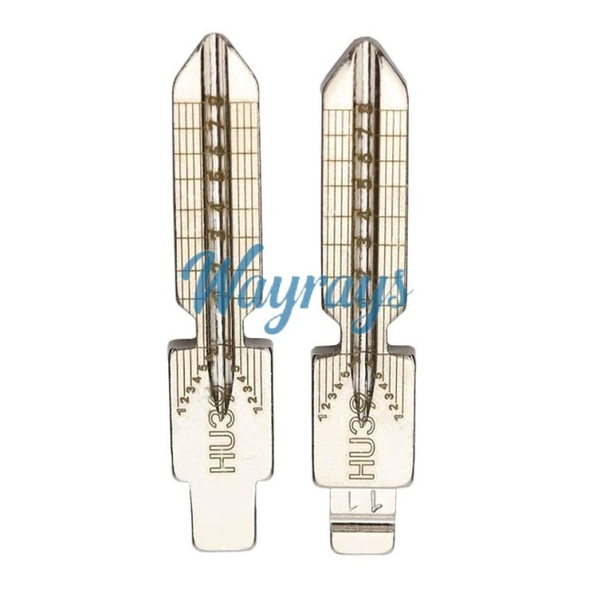 For HU39 benz Key blade with scale
