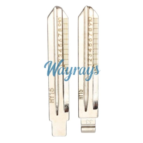 For HY15 Hyundai Kia key blade with scale