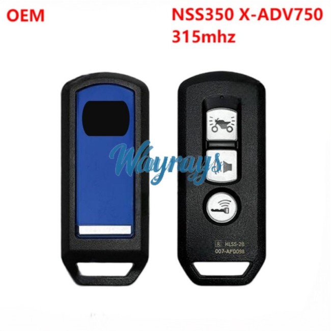 For Original Motorcycle Honda Forza350
NSS350 X-ADV750
315mhz smart remote key with OEM logo place