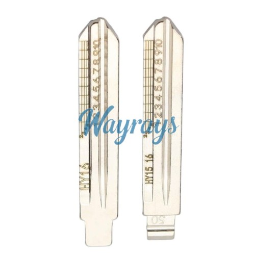 For HY16 Hyundai Kia key blade with scale