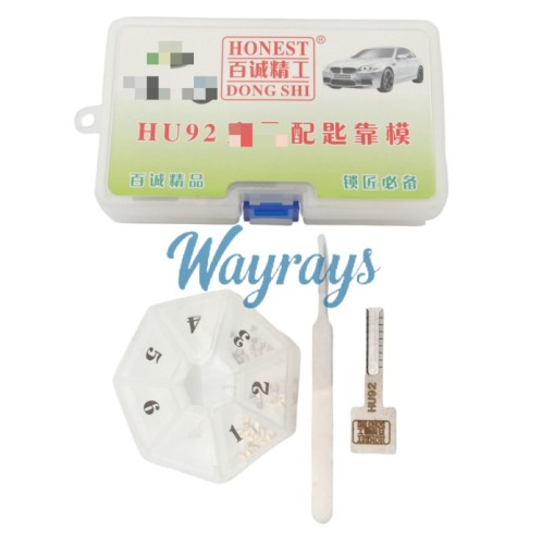 Honest brand HU92 Landrover BMW  MG Matching keys model