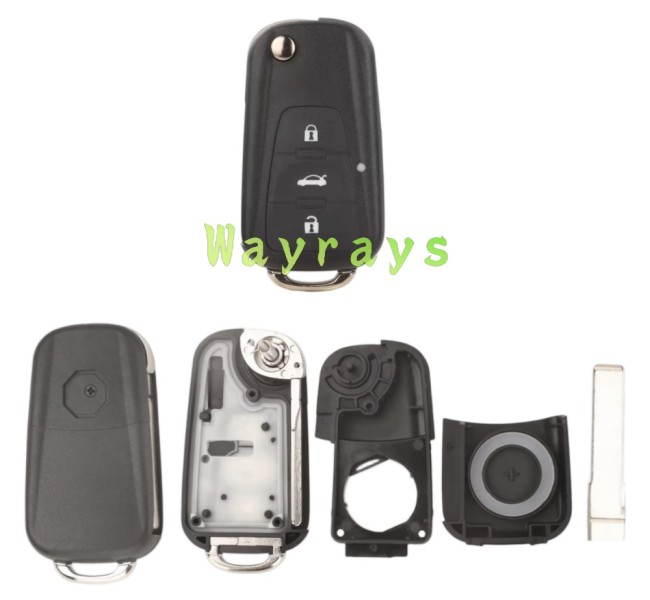 For MG GT5 key shell with logo place