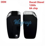 For Original Ducati Dlavel 1260s remote key with OEM logo place