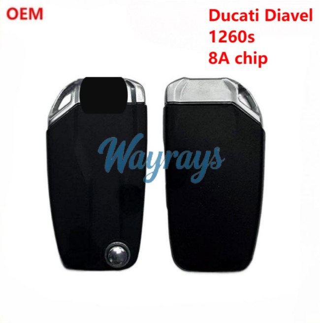 For Original Ducati Dlavel 1260s remote key with OEM logo place