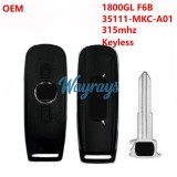 For Original Motorcycle 1800GL F6B Honda
OUCGHR-H014T
35111-MKC-A01
315mhz smart remote key with OEM logo place