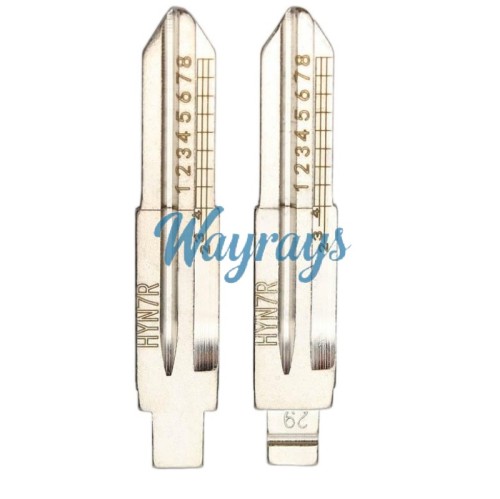 For HYN7R Hyundai key blade with scale
