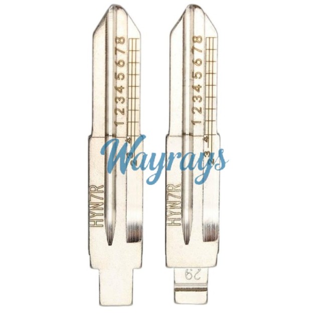 For HYN7R Hyundai key blade with scale