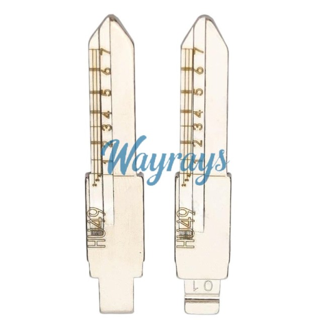 For CY24 chrysler Dodge Jeep Key blade with scale