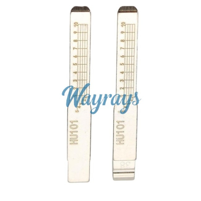 For HU101 Ford Key blade with scale