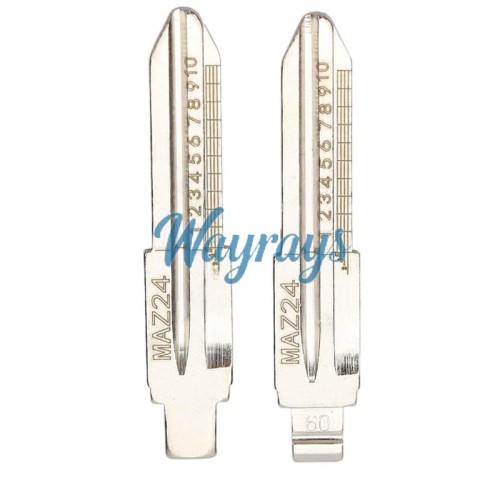 For MAZ24 Old Mazda Key blade with scale
