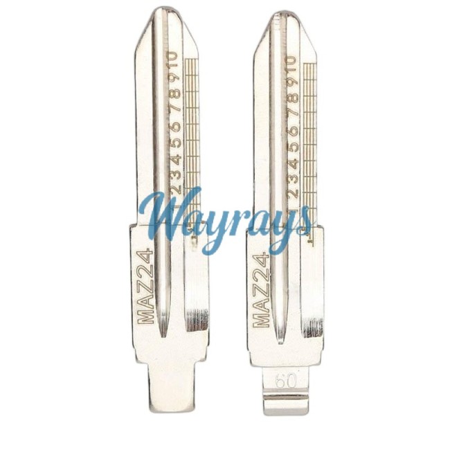 For MAZ24 Old Mazda Key blade with scale