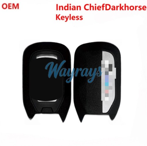 For Original Indian Chief Dark horse with chip smart remote key with OEM logo place