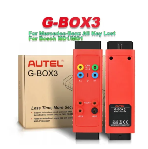 Autel G-BOX3 Audi MQB, BMW all key lost no-opening cover, Mercedes-Benz all key lost adapter