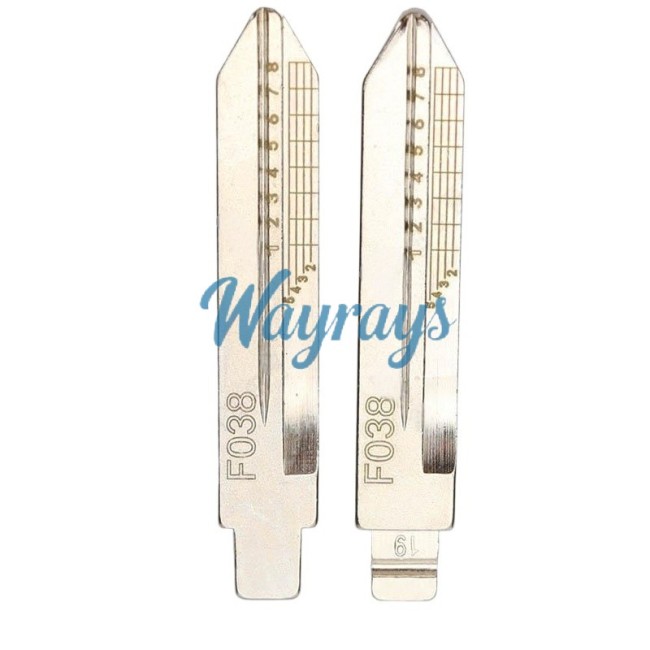 For FO38 Ford Key blade with scale
