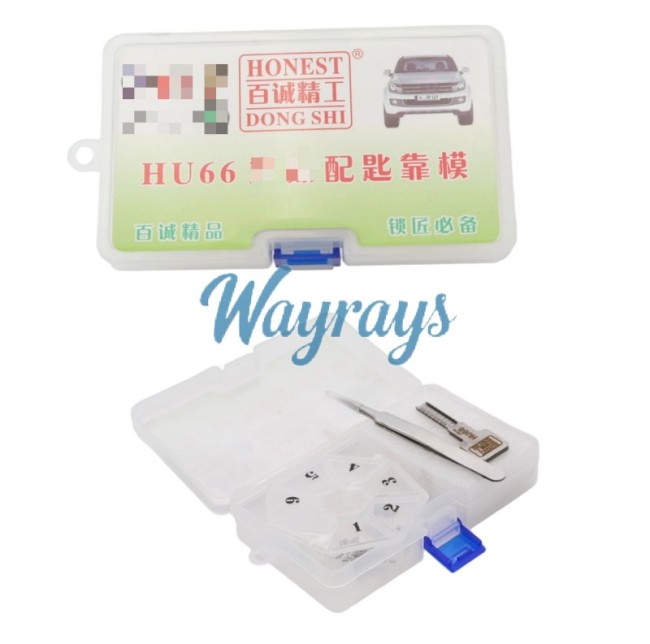 Honest brand HU66 VW Audi Porshce Greatwall Matching keys model