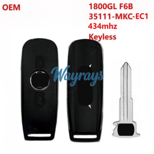 For Original Motorcycle 1800GL F6B Honda
35111-MKC-EC1
434mhz smart remote key with OEM logo place