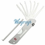 Haoshi 7 in 1 Folding Locksmith Single hook Set