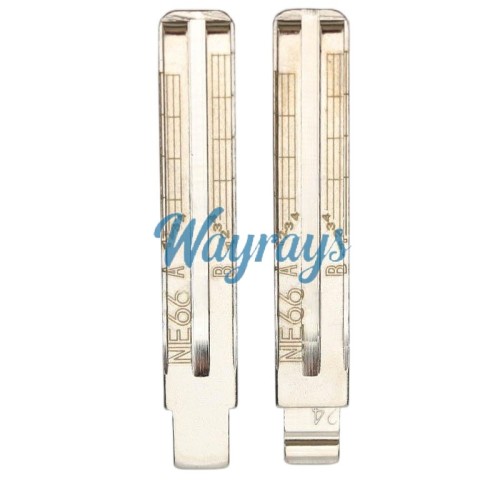 For NE66 Volvo S80 Key blade with scale