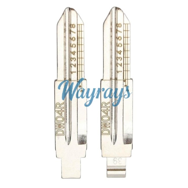 For DWO4R Buick Chevrolet Key blade with scale