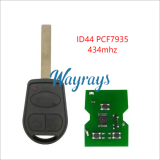 For Lanrover LX8FZV ID44 chip PCF7935 with 434mhz 3 button remote key