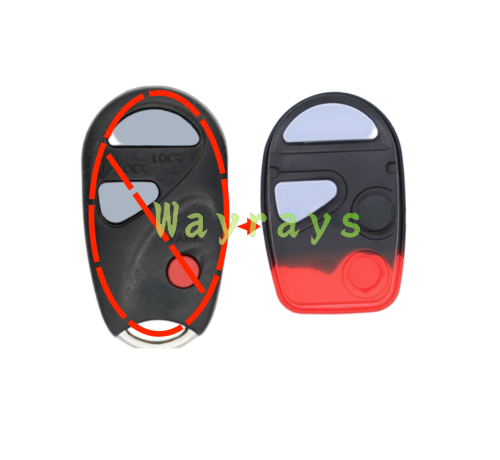 [only the key rubber pad]For Nissan key shell part