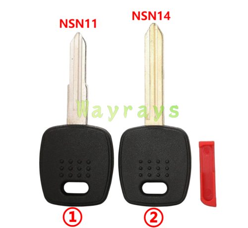 For Nissan transponder key shell without chip without logo place