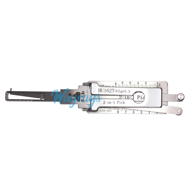 Lishi HU162T(9) (ign) 2 in 1 tool.Support VW and Skoda's latest models after 15 years of replacement