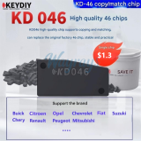 Keydiy KD046 chip,support copy/match,it can replace the original/aftermarket 46 chip