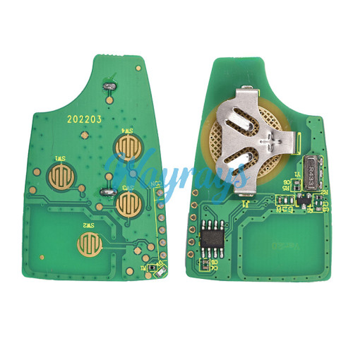 For Chevrolet FSK 434mhz 4 button remote key