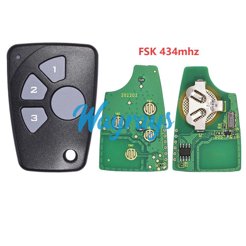 For Chevrolet FSK 434mhz 4 button remote key