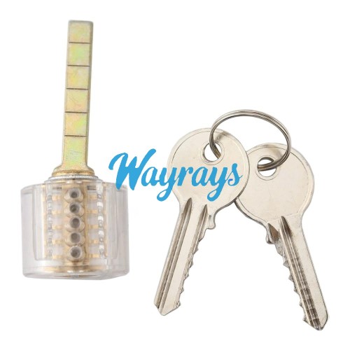 Transparent practice lock