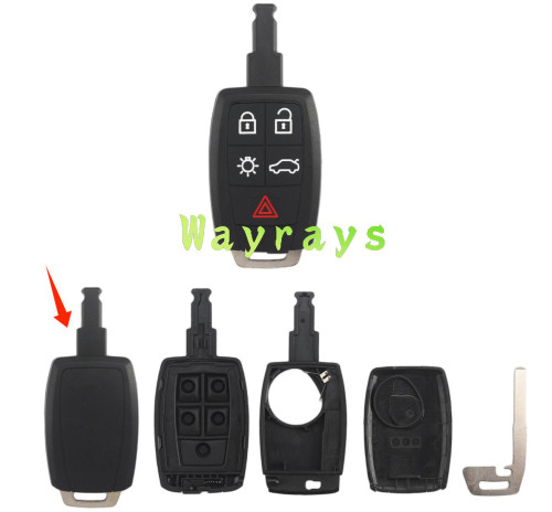 The Volvo key shell without logo place
