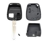 The Nissan key shell with OEM logo place