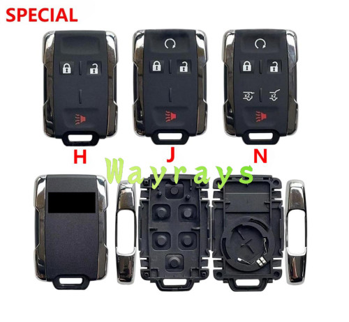 For Chevrolet key shell with OEM logo place