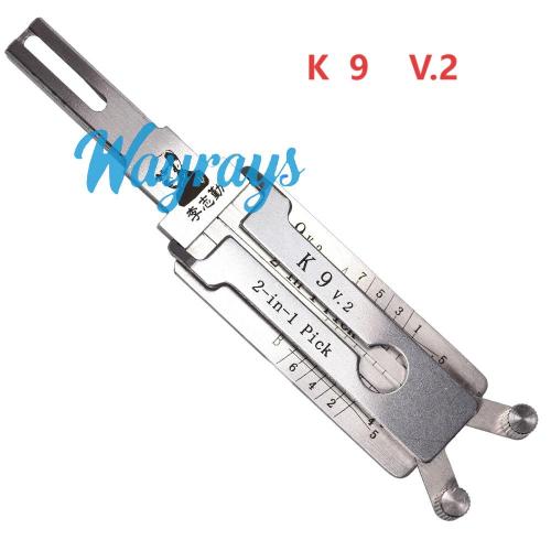 Lishi K9 V.2 2 in 1 tool.Support Kia 2014-2016 K9,2013-2017 Cadenza,2014-2017 Hyundai Equus