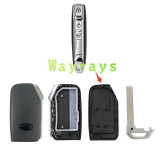 For Kia 19 years key shell with logo place