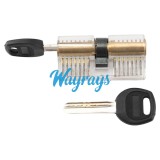 Transparent practice lock