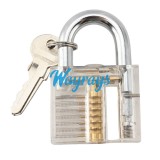 Transparent practice lock
