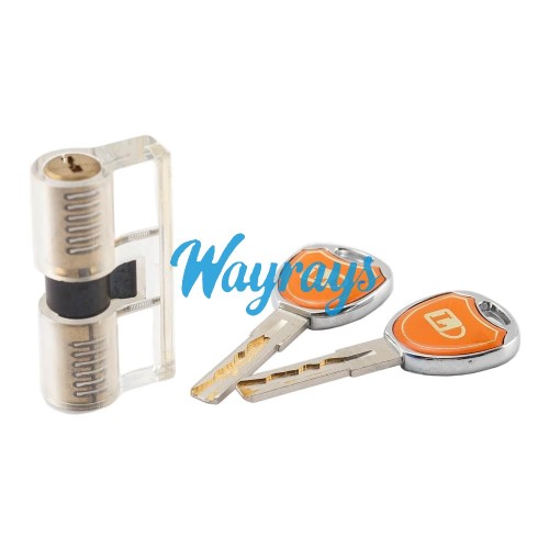 Transparent practice lock