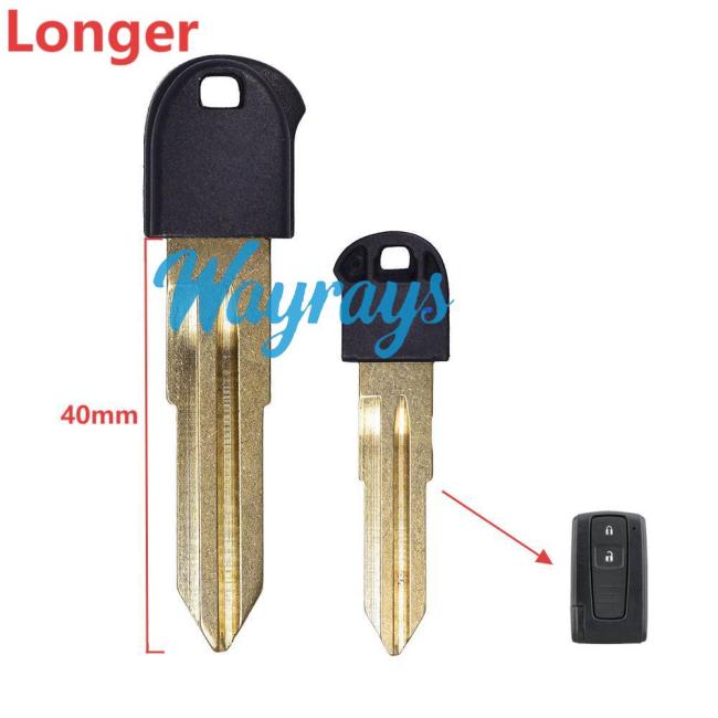 [Length:40mm] For Toyota new longer emergency key blade