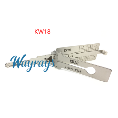 Lishi KW18 2 in 1 tool.Support Kawasaki Motorcycle