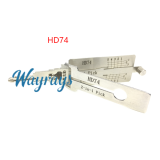 Lishi HD74 2 in 1 tool.Support Honda, Suzuki, Kymco, Kawasaki etc.. motorcycles left slot