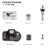 Xhorse XDTPM1EN TPMS Sensor XTPMS Programmable Universal Compatible 315/433 MHz