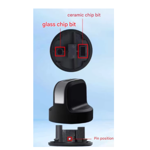 Keydiy mushroom head,With chip position and pin position slot, ignition modification mechanical key upgrade knob start