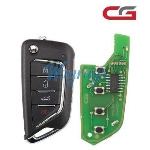 CGDI A21-4 Cadillac 4 Buttons Wire Remote Used with CGDI K2 Remote Key Programmer