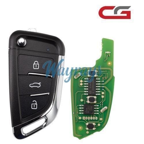 CGDI A29DF 3 Buttons Wire Remote Used with CGDI K2 Remote Key Programmer