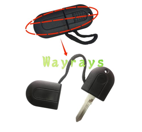 For VW mk2 golf gti 16v pill key shell with light with logo place